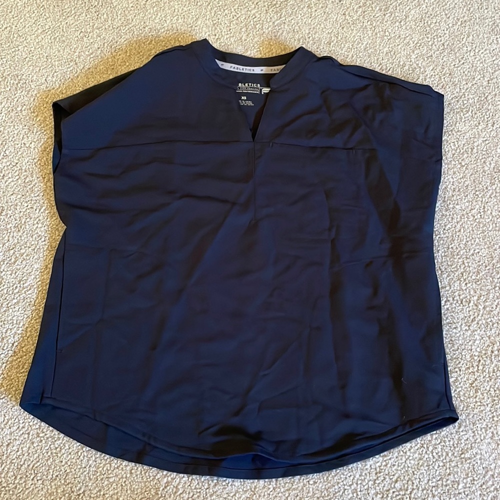 Fabletics Black Scrub Top